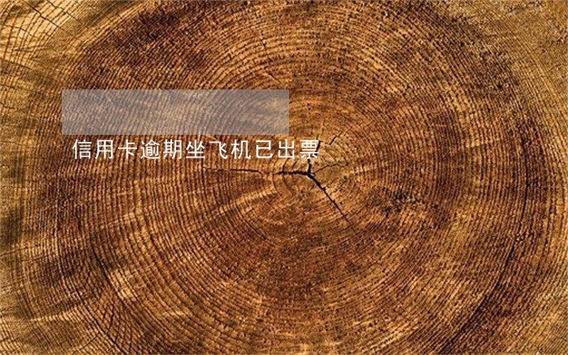 信用卡逾期坐飞机已出票 信用卡逾期坐飞机已出票