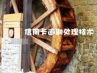 信用卡逾期处理技术 信用卡逾期处理技术