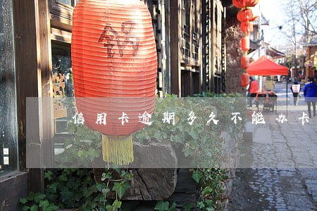 信用卡逾期多久不能办卡 信用卡逾期多久不能办卡