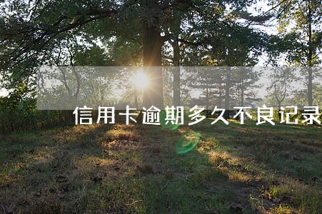 信用卡逾期多久不良记录 信用卡逾期多久不良记录