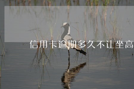 信用卡逾期多久不让坐高铁 信用卡逾期多久不让坐高铁
