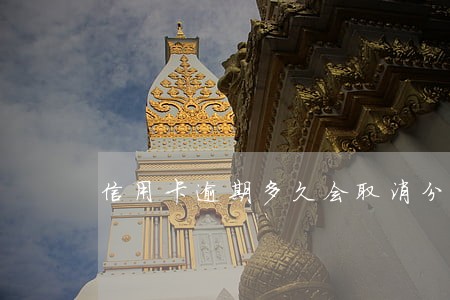 信用卡逾期多久会取消分期6