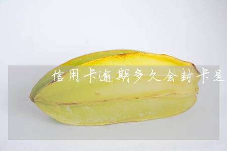 信用卡逾期多久会封卡是不是用不了