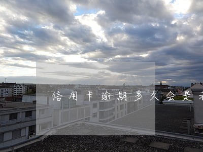 信用卡逾期多久会是老赖