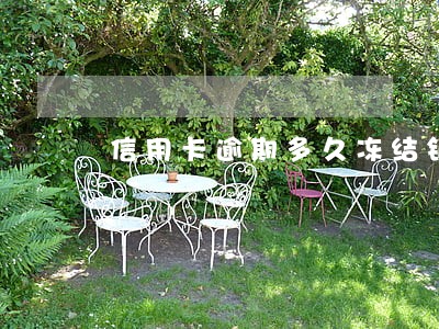 信用卡逾期多久冻结银行卡 信用卡逾期多久冻结银行卡