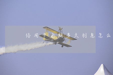 信用卡逾期多久利息怎么算 信用卡逾期多久利息怎么算
