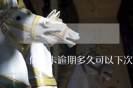 信用卡逾期多久可以下次申请