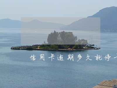 信用卡逾期多久就停卡了