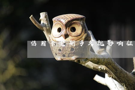 信用卡逾期多久就影响征信