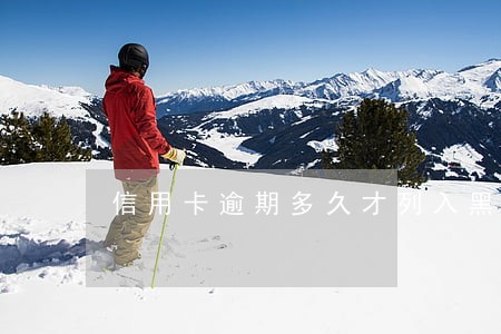信用卡逾期多久才列入黑名单 信用卡逾期多久才列入黑名单