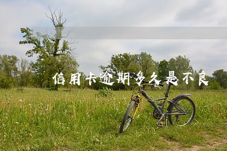 信用卡逾期多久是不良
