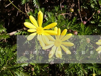 信用卡逾期多久联系朋友 信用卡逾期多久联系朋友