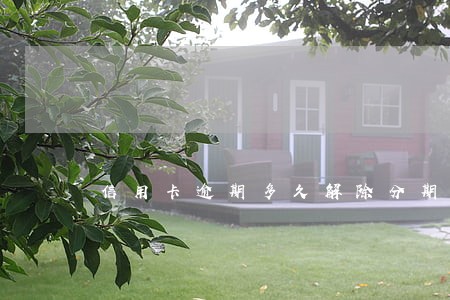 信用卡逾期多久解除分期 信用卡逾期多久解除分期