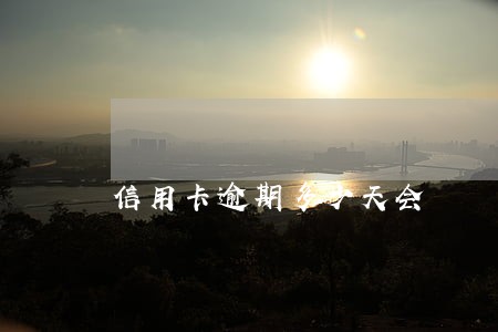 信用卡逾期多少天会