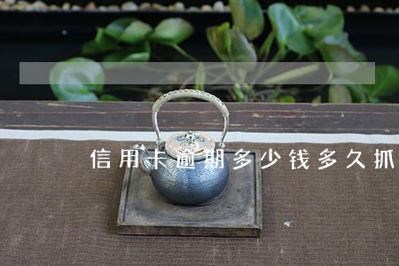 信用卡逾期多少钱多久抓人 信用卡逾期多少钱多久抓人