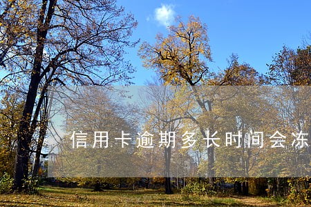 信用卡逾期多长时间会冻卡 信用卡逾期多长时间会冻卡