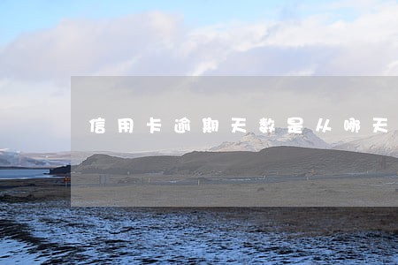 信用卡逾期天数是从哪天开始算起 信用卡逾期天数是从哪天开始算起