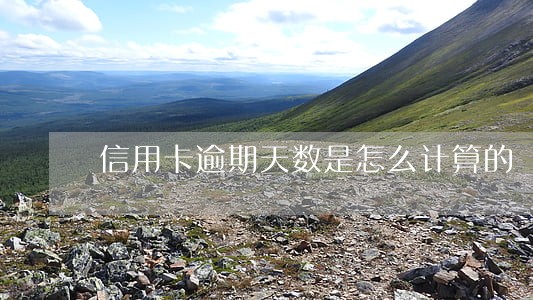 信用卡逾期天数是怎么计算的 信用卡逾期天数是怎么计算的