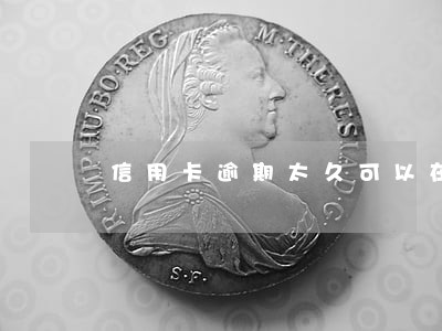 信用卡逾期太久可以在自助还款吗