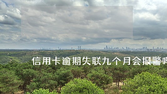 信用卡逾期失联九个月会报警吗 信用卡逾期失联九个月会报警吗