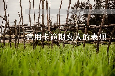 信用卡逾期女人的表现 信用卡逾期女人的表现