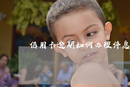 信用卡逾期如何办理停息分期