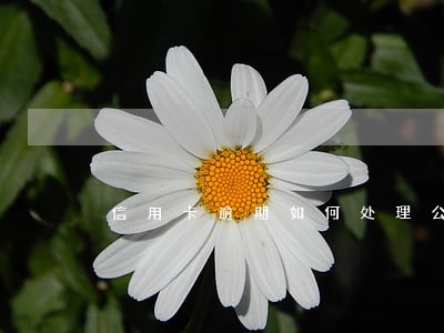 信用卡逾期如何处理公积金 信用卡逾期如何处理公积金