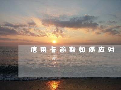信用卡逾期如何应对 信用卡逾期如何应对