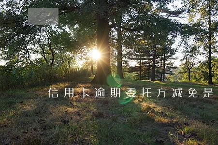 信用卡逾期委托方减免是真的吗
