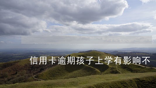 信用卡逾期孩子上学有影响不 信用卡逾期孩子上学有影响不