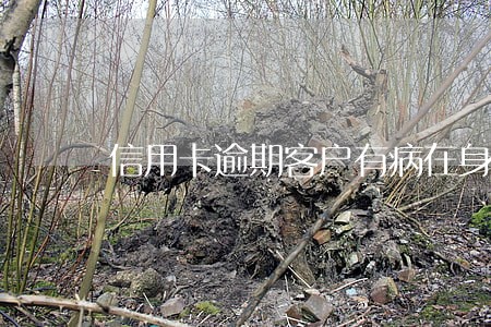 信用卡逾期客户有病在身