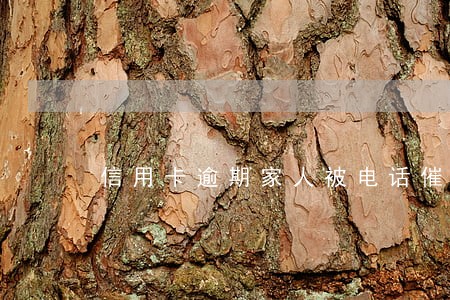 信用卡逾期家人被电话催缴 信用卡逾期家人被电话催缴