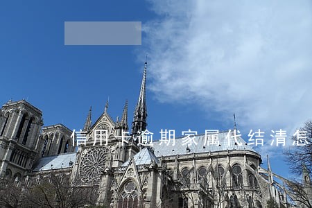 信用卡逾期家属代结清怎么办
