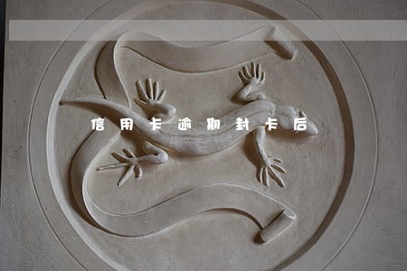 信用卡逾期封卡后 信用卡逾期封卡后