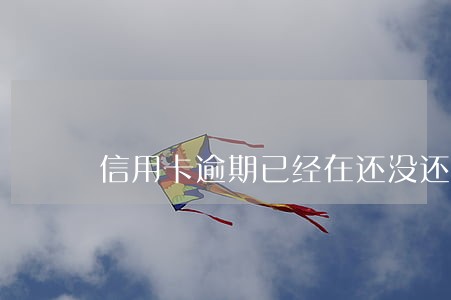 信用卡逾期已经在还没还完 信用卡逾期已经在还没还完