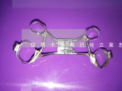 信用卡逾期已经立案怎么处理 信用卡逾期已经立案怎么处理