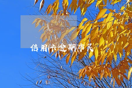 信用卡逾期市民