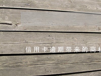 信用卡逾期带来的商机 信用卡逾期带来的商机