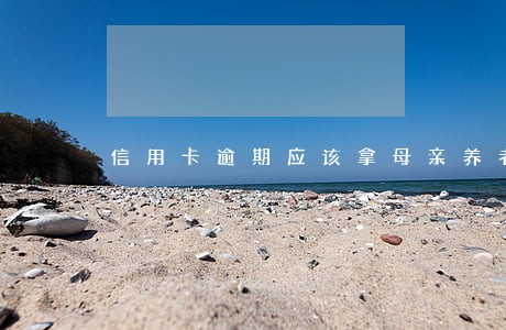 信用卡逾期应该拿母亲养老钱吗 信用卡逾期应该拿母亲养老钱吗