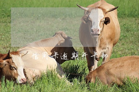信用卡逾期开卡部 信用卡逾期开卡部