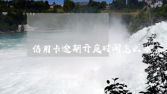 信用卡逾期开庭时间怎么办 信用卡逾期开庭时间怎么办