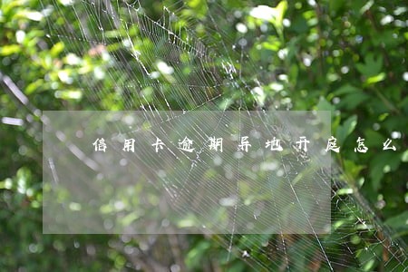 信用卡逾期异地开庭怎么解决 信用卡逾期异地开庭怎么解决