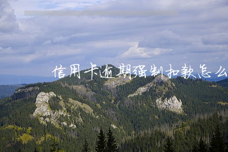 信用卡逾期强制扣款怎么协商