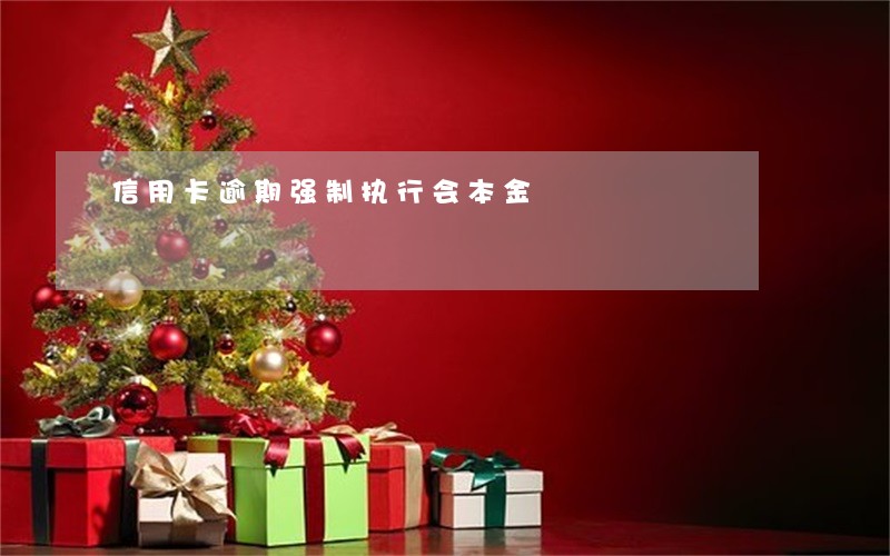 信用卡逾期强制执行会本金 信用卡逾期强制执行会本金