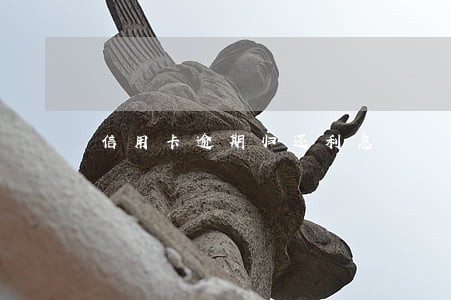 信用卡逾期归还利息 信用卡逾期归还利息