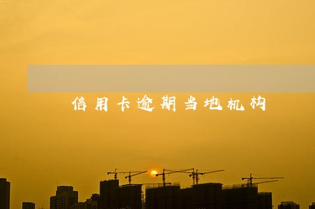 信用卡逾期当地机构 信用卡逾期当地机构