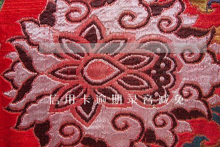 信用卡逾期录音减免 信用卡逾期录音减免