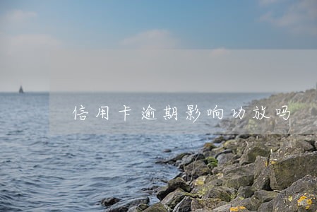 信用卡逾期影响功放吗 信用卡逾期影响功放吗