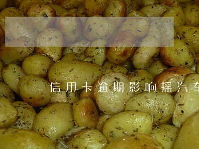 信用卡逾期影响摇汽车号码 信用卡逾期影响摇汽车号码