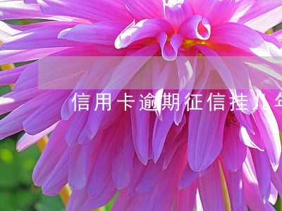 信用卡逾期征信挂几年